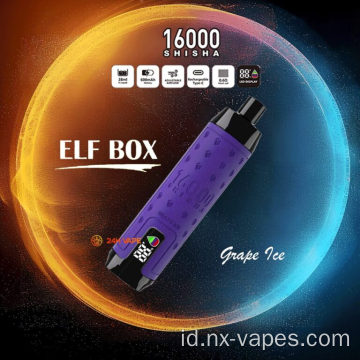 Kotak peri Shisha 16000 Puffs Disposable Vapes Wholesale